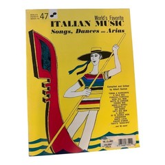 Worlds Favorite Italian Music Sheet Music Book Albert Gamse Voice Piano Guitar