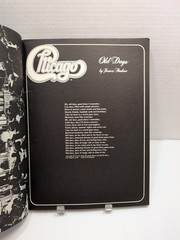 Chicago VIII Sketch Scores POSTER Sheet Music Song Book Piano 70s Rock M15
