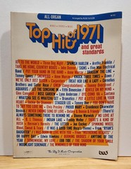 VTG TOP HITS OF 1971 and Great Standards All-Organ Sheet Music Book, Russ Taylor