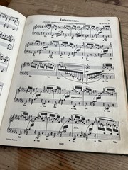 Antique Hardcover “Brahms Piano Works”KLAVIER~WERKE Band 1