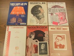 1920&rsquo;s-50&rsquo;s Vintage Sheet Music LOT Irving Berlin St Louis Woman Guy Lombardo