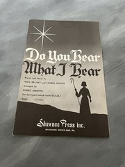 Do You Hear What I Hear Sheet Music Shawnee Press Mixed Voices Regney Shayne