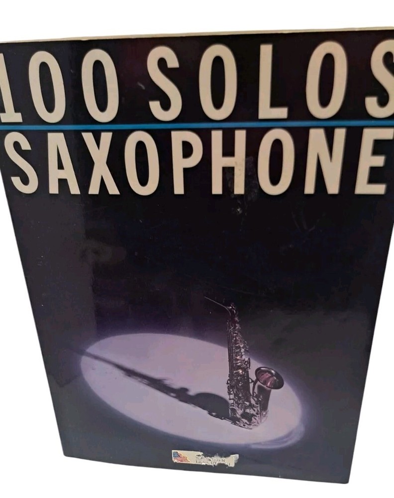 100 Solos Saxophone Amsco Publication 96 Pages Good