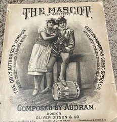 1881 The Mascot – Audran – Rare Original Sheet Music