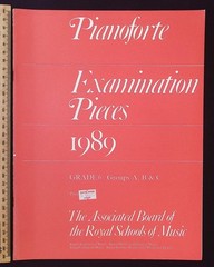 Royal Schools of Music Pianoforte Examination Pieces 1989 Grade 6 Lists A, B & C