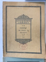 Vintage Lot Of 5 Czerny Piano Study Book Lot Schirmer Theodore Presser Set
