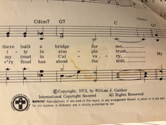 Sheet Music Lot 7 Religious Faith Books Booklets 1952-1980 Gaither Piano Singing