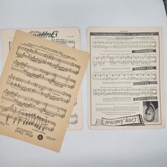 Sheet Music Stardust 1957 Hoagy Carmichael James Matte Mills Music