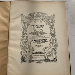 Antique Chopin&rsquo;s Waltzes Piano Forte 1884? Music Book 80 Pages Very Good