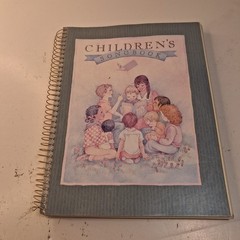 Children&rsquo;s Songbook Hardcover Spiral-Bound LDS Mormon Primary Piano Organ 1989
