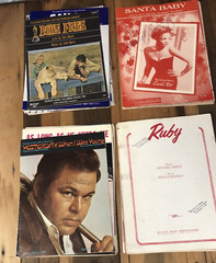 Vintage Sheet Music LOT 48 Pcs of Folk Pop Movies Musical Paper Ephemera