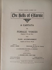 1911 The Bells of Elfarnie a Cantina for Female Voices w/ Piano Sheet Music VTG