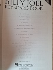 Billy Joel Keyboard Book Note for Note Piano 2nd Edition HL000694828