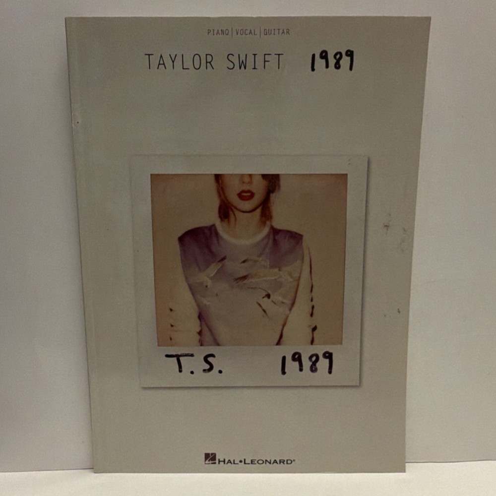Taylor Swift 1989 Piano Vocal Guitar Song Book Pop Sheet Music Hal Leonard Tab