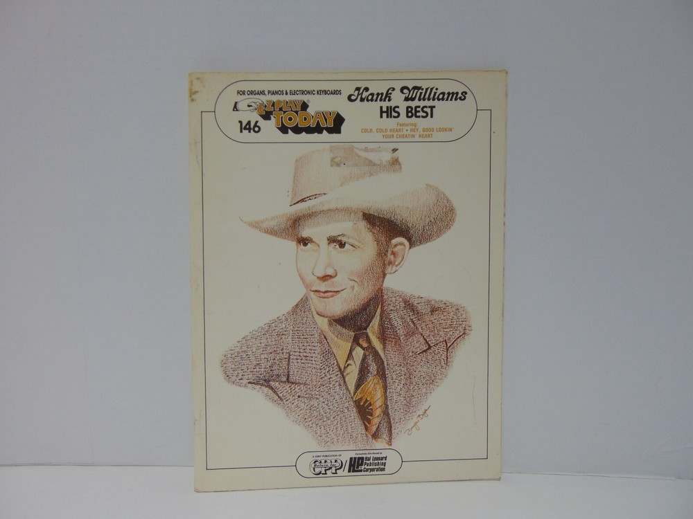 EZ Play Today 146 Hank Williams His Best Organs Pianos Electronic Keyboards 1982