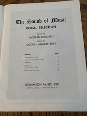 Vintage 1959 “Sound Of Music” Sheet Music Book With Piano & Vocal Scores,6 Songs