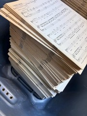 10lb Lot of Vintage Sheet Music Bundle 1950-1990s Gospel Hymns