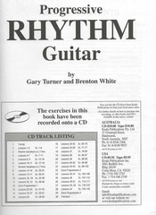 Progressive Rhythm Guitar book Lessons How to Play by Gary Turner PB & CD LkNEW
