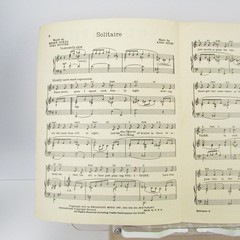 Solitaire Piano Sheet Music as sung by Tony Bennett P/V/G BMI 1951 Guitar