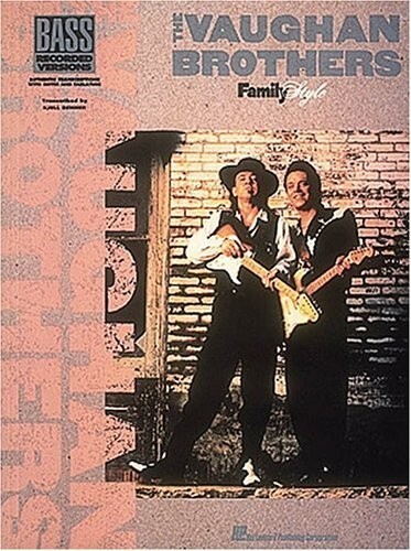 THE VAUGHAN BROTHERS FAMILY STYLE MUSIC BOOK BASS RECORDED VERSIONS WITH TAB NEW