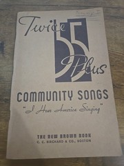 Vintage Twice 55 Plus Community Songs I Hear America Singing C.C. Birchard & Co
