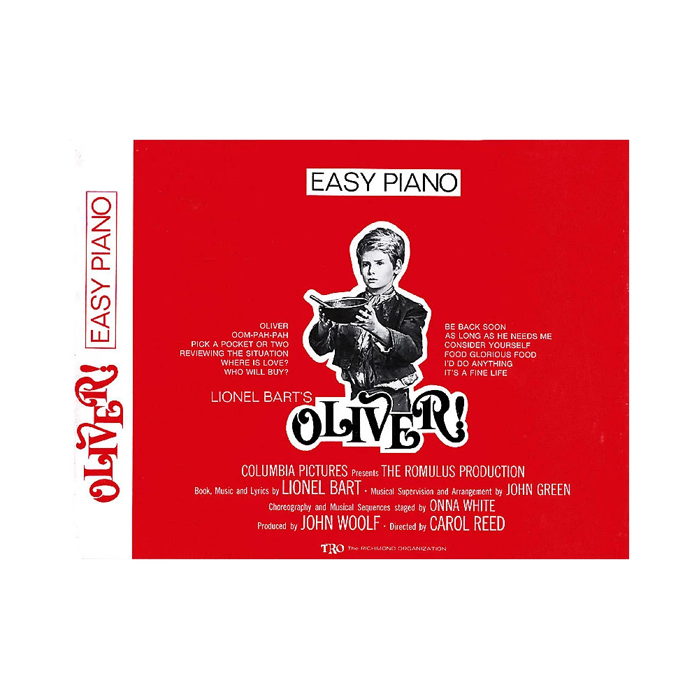 TRO ESSEX Music Group Oliver! Richmond Music Folios Series 378822