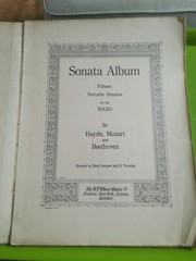 Sonata Album for the Piano. Vol 1. Edition Wood publisher. 144 pages