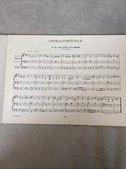 J.S. BACH Orgelwerke IX Edition Peters #2067 Hermann Keller Vintage organ music