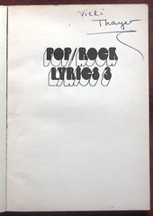 1971 POP/ROCK LYRICS 3 SCHOLASTIC BOOK BEATLES JACKSON 5 JOHNNY CASH MORE Z6495