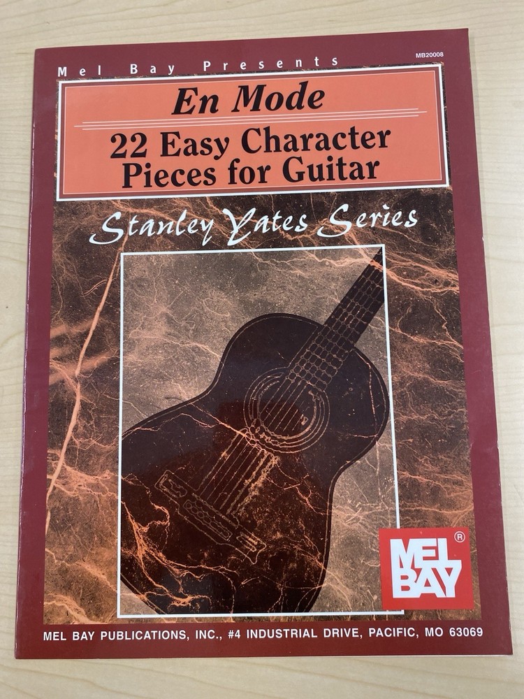 Mel Bay En Mode 22 Easy Character Pieces for Guitar Book (Stanley Yates Series)