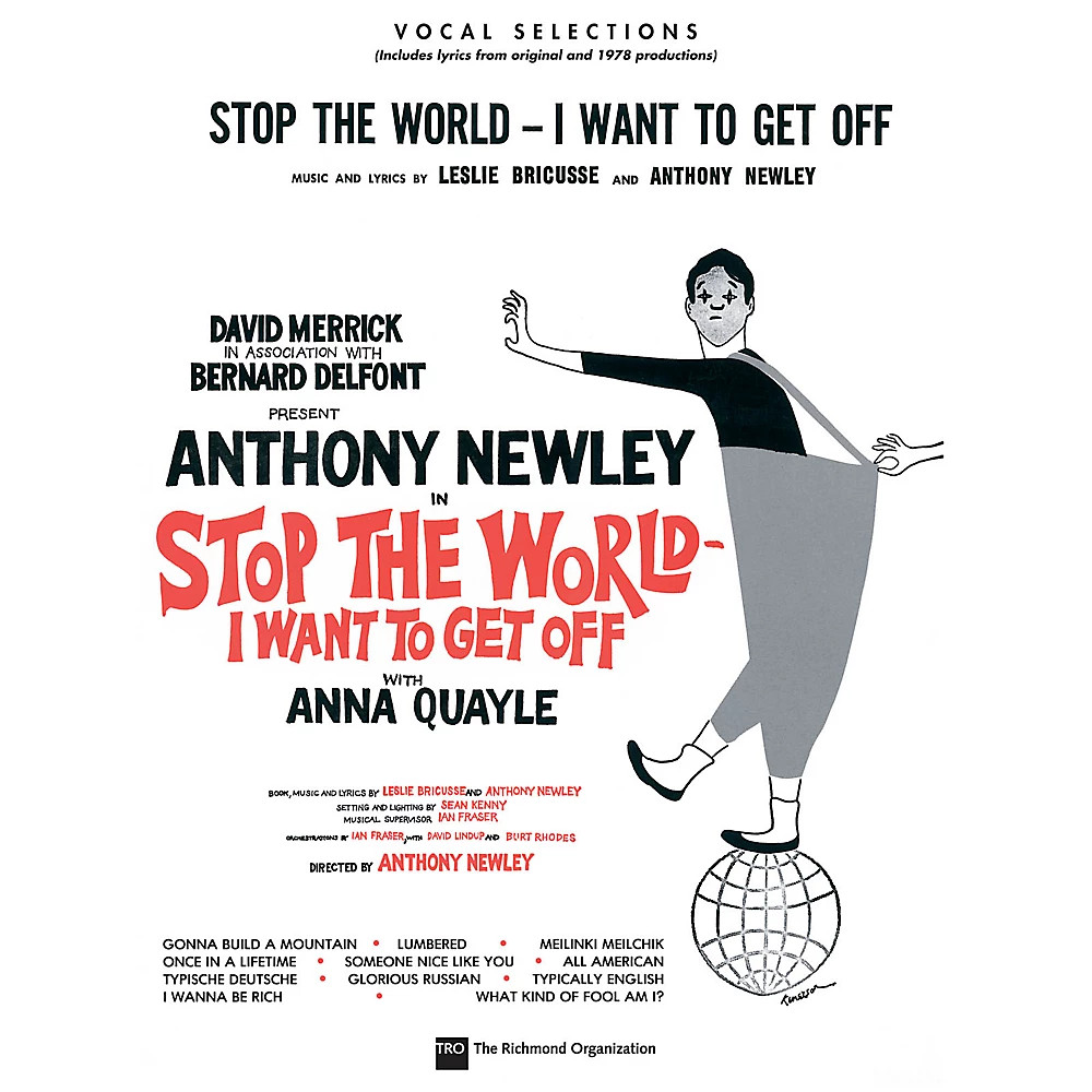 TRO ESSEX Music Group Stop the World I Want to Get Off Richmond Music Folios