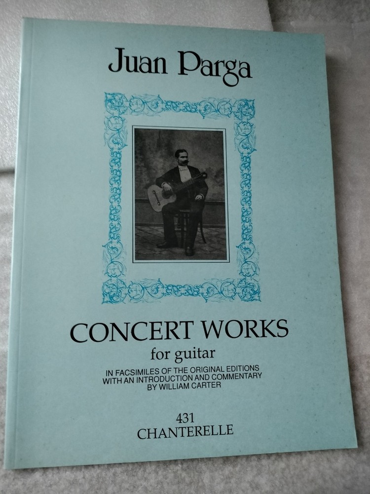 Juan Parga Concert Works For Classical Guitar Solo
