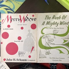 Lot of 9 Vintage Piano Sheet Music from 1950&rsquo;s & 1960&rsquo;s Variety Of Conditions