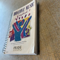 Hosanna Music! Songbook 9 Spiral-Bound Praise & Worship Songs Christian RARE OOP