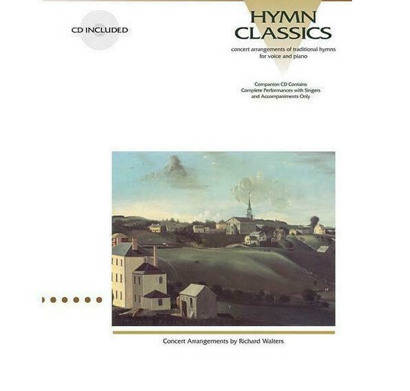 THE VOCAL LIBRARY HYMN CLASSICS MUSIC BOOK/CD FOR VOICE AND PIANO-NEW ON SALE!!