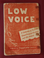 1949 Singspiration LOW VOICE #4 four Gospel Music Songbook Baritone & Alto Solos