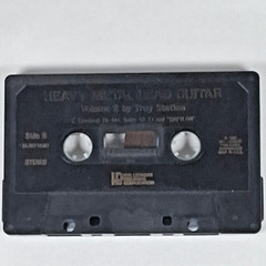 1987 Hal Leonard Heavy Metal Lead Guitar Vol 2 Troy Stetina Cassette Tape VTG