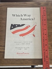 Which Way America? Words & Music By David B. Allen Arranged By Harry Simeone…