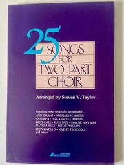 Meadowgreen 25 Songs for Two-Part Choir Religious & Devotional Song Book