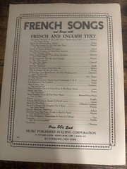 SHEET MUSIC French and English L&rsquo;Amour-Toujours L&rsquo;Amour Piano 1940