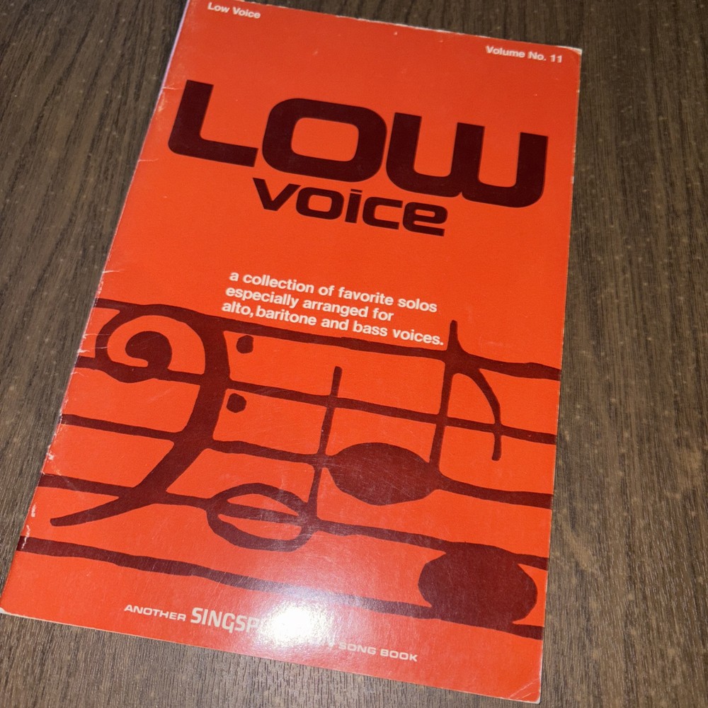 Low Voice Volume 11 Singspiration Song Book