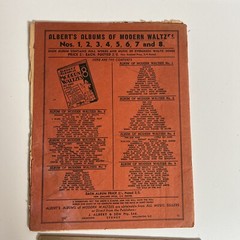 Alberts Album of 14 Modern Waltzes No 4 &7 Circa 1935-1941 Sheet Music x 2