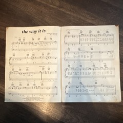 VTG The Way It Is Bruce Hornsby and the Range Sheet Music 1986 Cherry Lane PVG