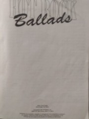1970&rsquo;s 1980&rsquo;s Songbook Hot Rock Ballads Piano Guitar Vocal 130 Pages VG Cond.