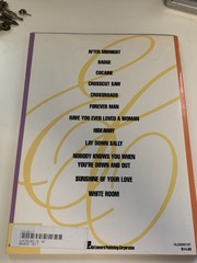 Best of Eric Clapton Bass Guitar Tab Songbook