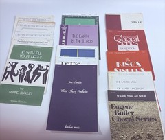 Lot 30 Choral Octavo Sheet Music SATB Sacred Religious Various Church Music Song