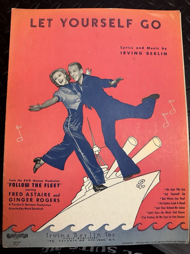 P 9×12 4-pack Sheet Music By IRVING BERLIN