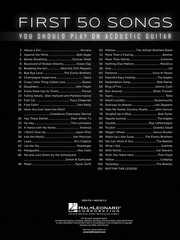 First 50 Songs You Should Play on Acoustic Guitar | Songbook for Beginners | Eas