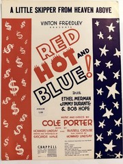 Cole Porter RED HOT AND BLUE 1936 Broadway Sheet Music Lot 5 Merman Hope Durant