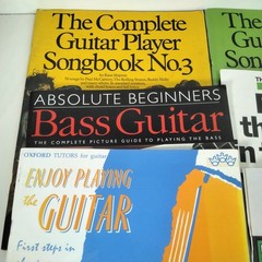 X9 Learning Guitar Books The Complete Guitar Player Beginners Bass Guitar etc